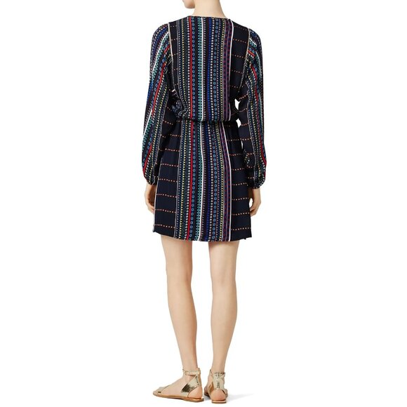 Parker Dixie Print Silk Shirt Dress, Size Small - Picture 2 of 9